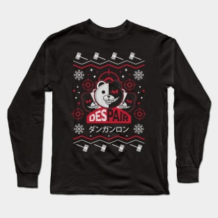 Despair Kuma Ugly Christmas Sweater Long Sleeve T-Shirt